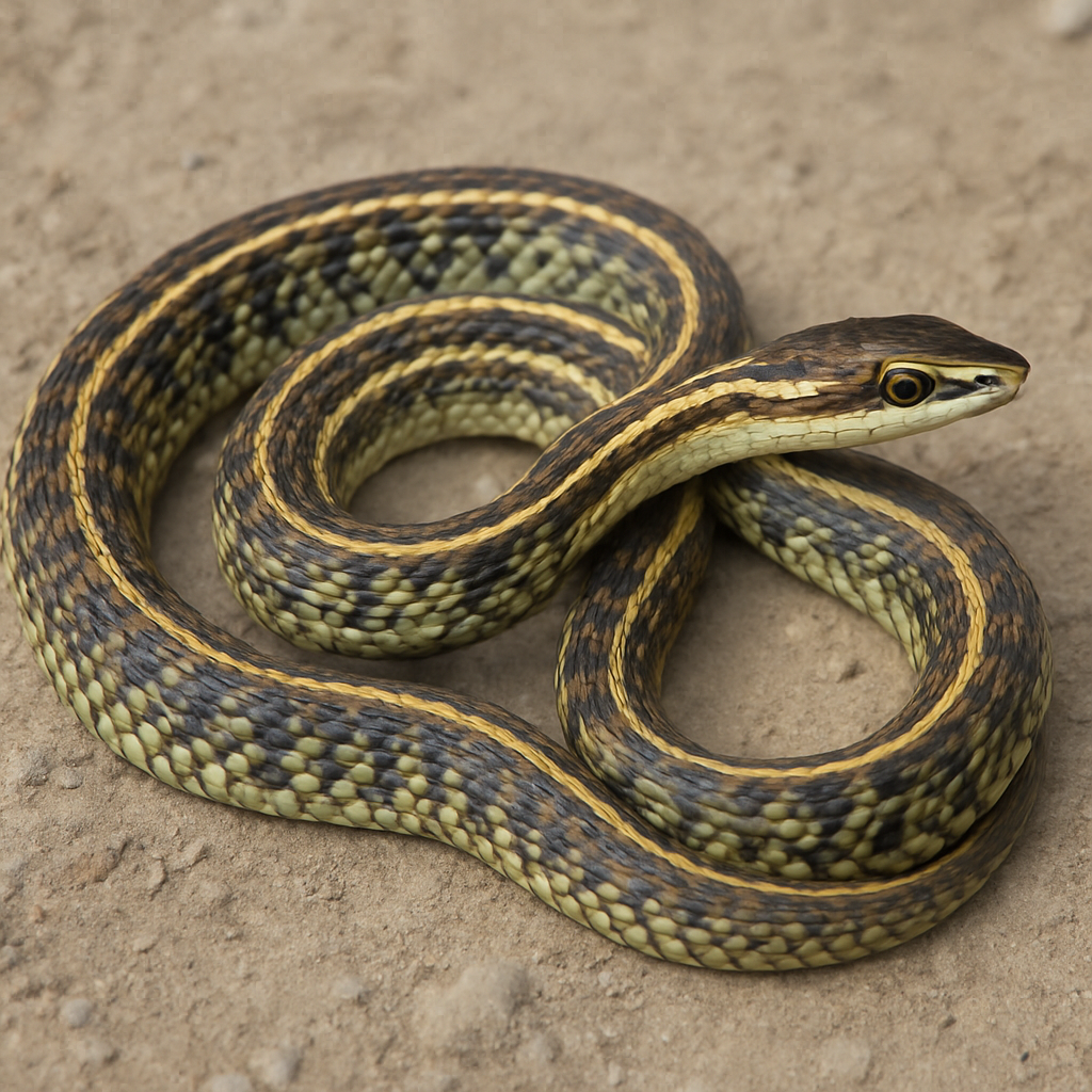 AI-generated representative reference image — adult coiled