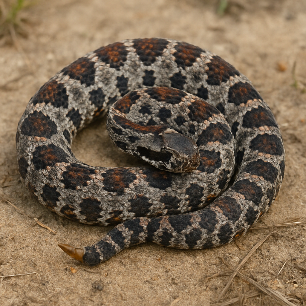 AI-generated representative reference image — adult coiled