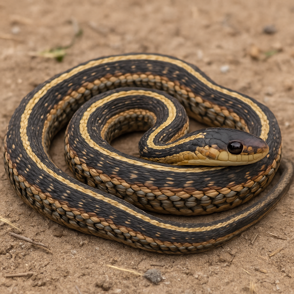 AI-generated representative reference image — adult coiled