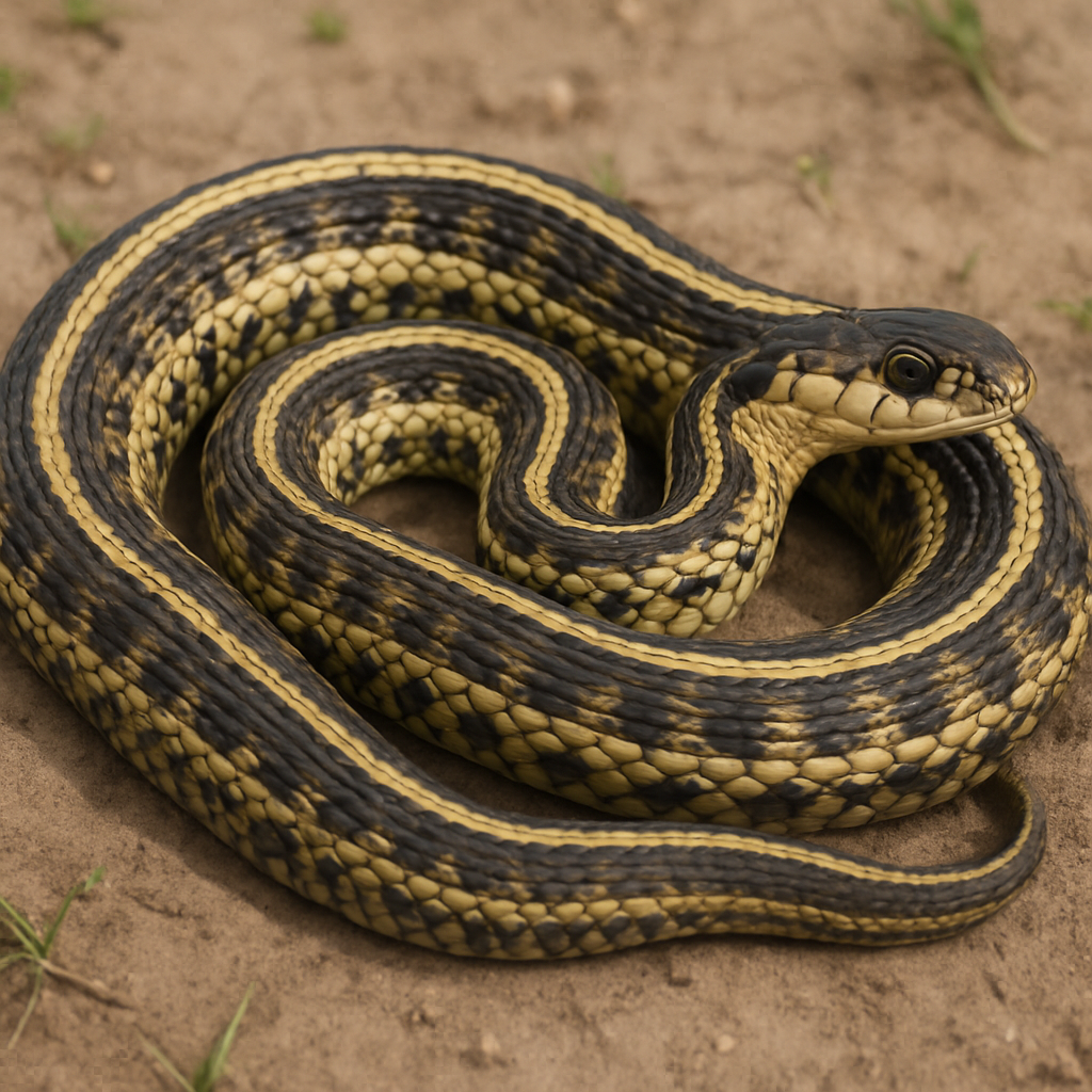AI-generated representative reference image — adult coiled
