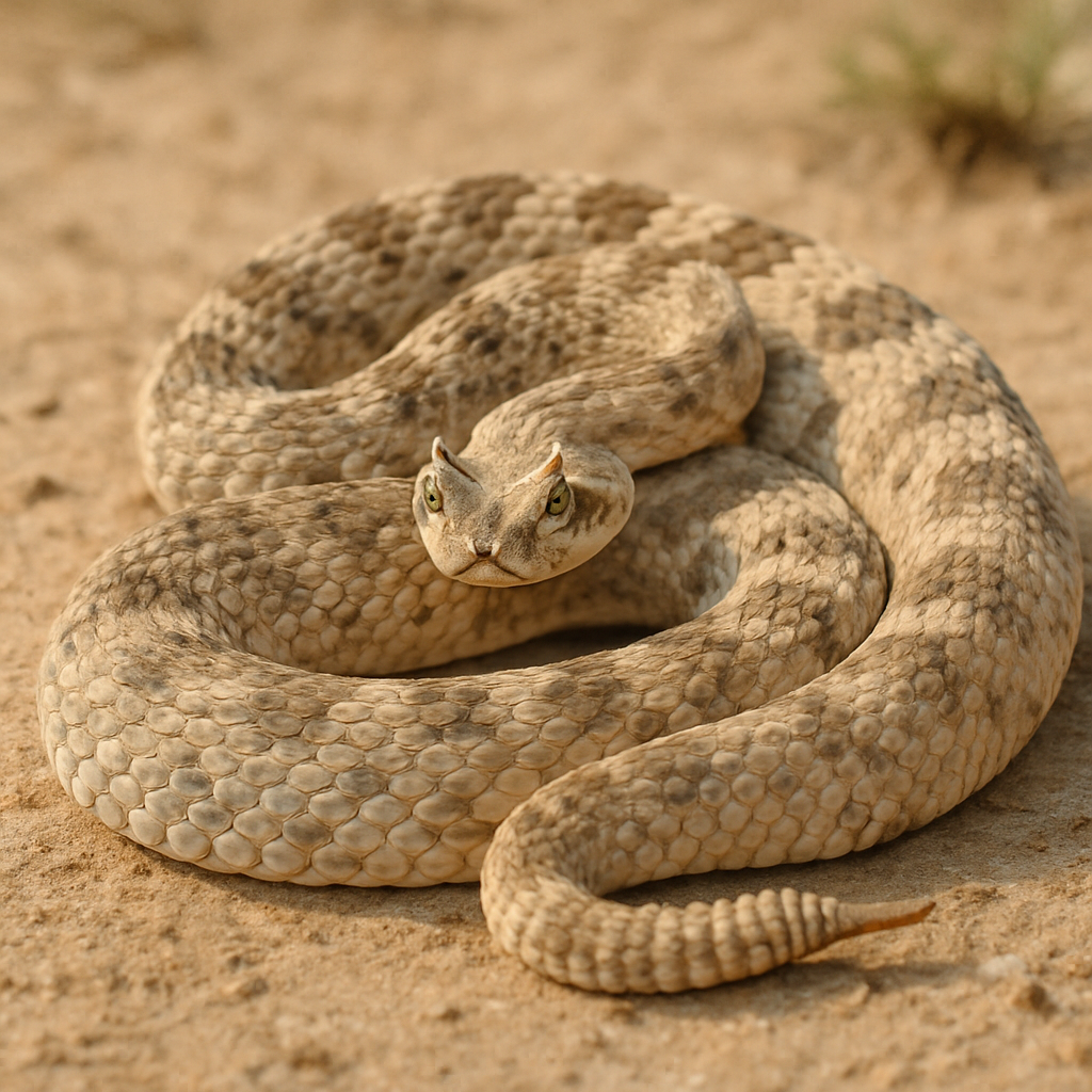 AI-generated representative reference image — adult coiled
