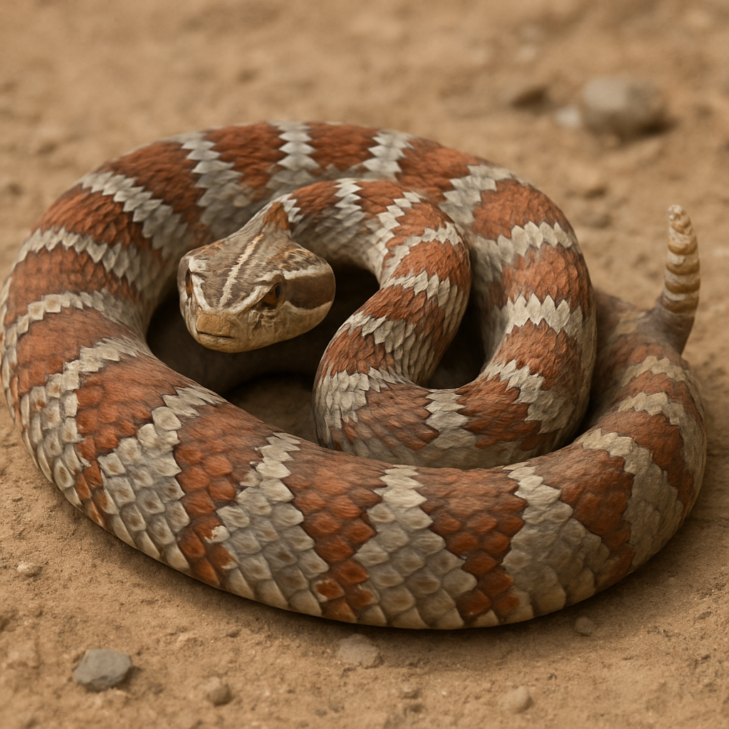 AI-generated representative reference image — adult coiled