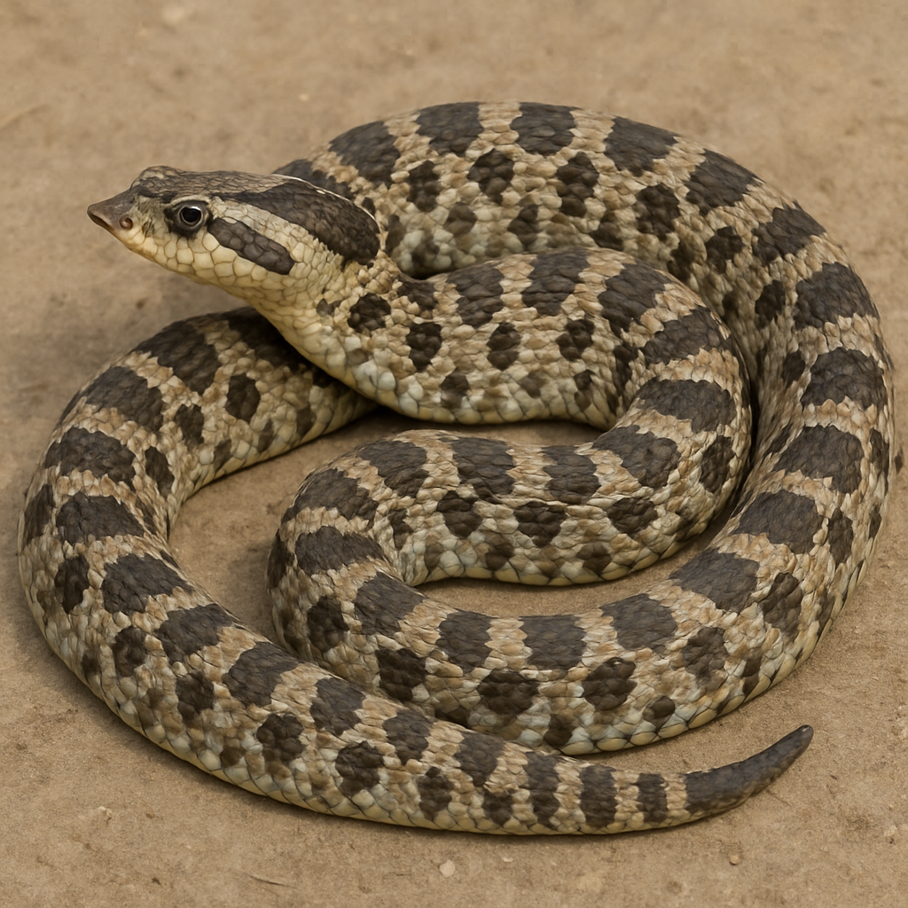 AI-generated representative reference image — adult coiled