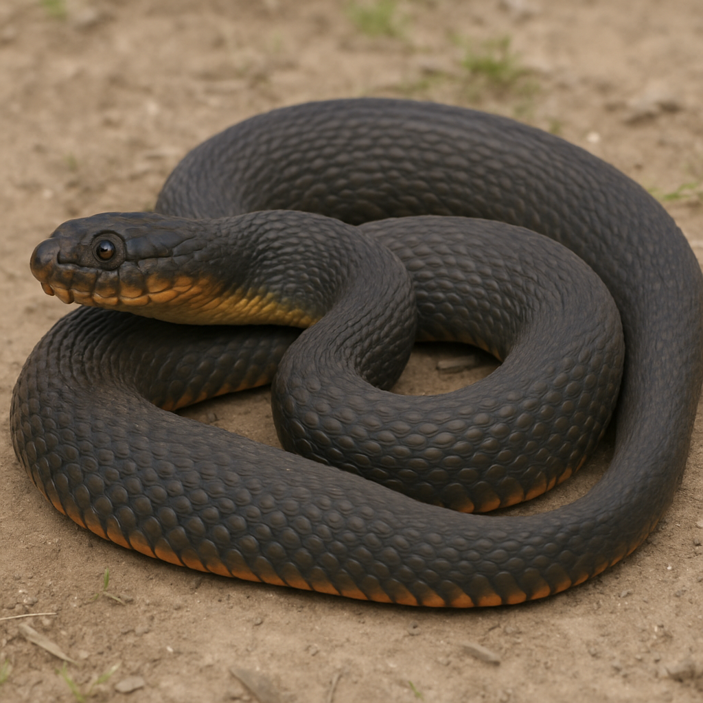 AI-generated representative reference image — adult coiled