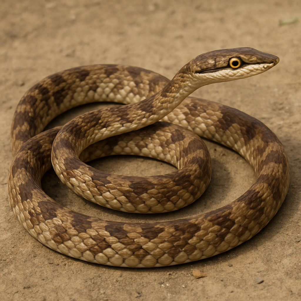 AI-generated representative reference image — adult coiled