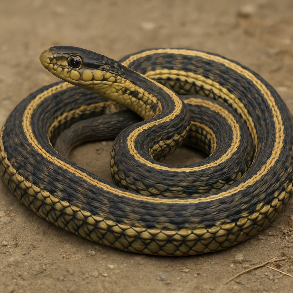 AI-generated representative reference image — adult coiled