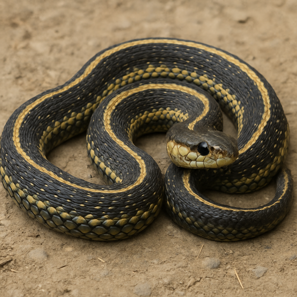 AI-generated representative reference image — adult coiled
