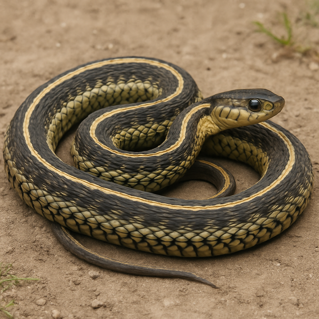 AI-generated representative reference image — adult coiled