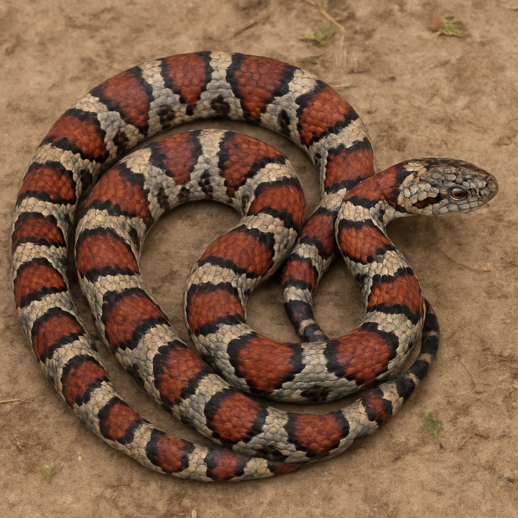 AI-generated representative reference image — adult coiled