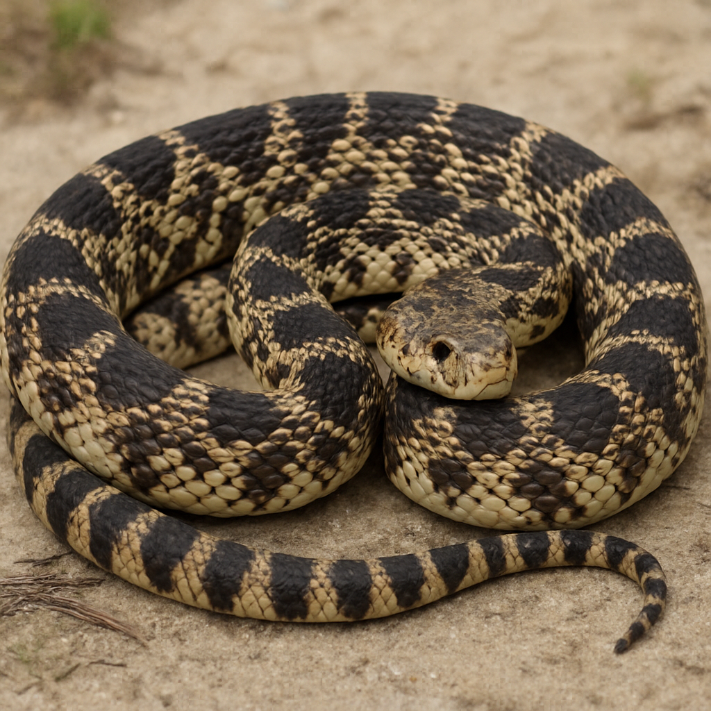AI-generated representative reference image — adult coiled