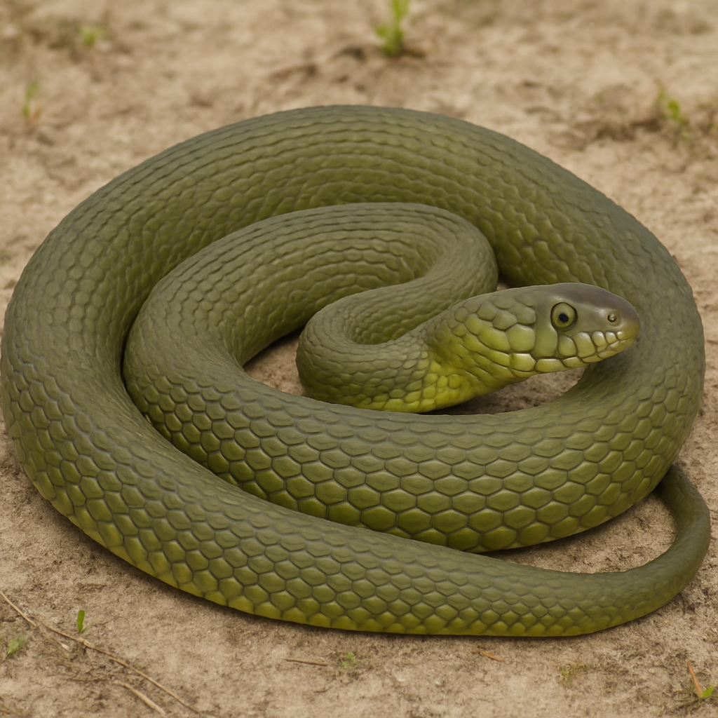 AI-generated representative reference image — adult coiled