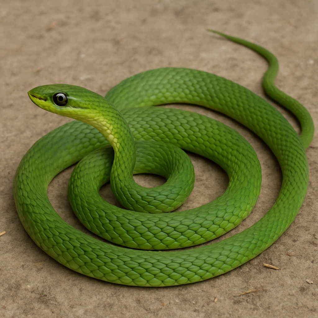 AI-generated representative reference image — adult coiled