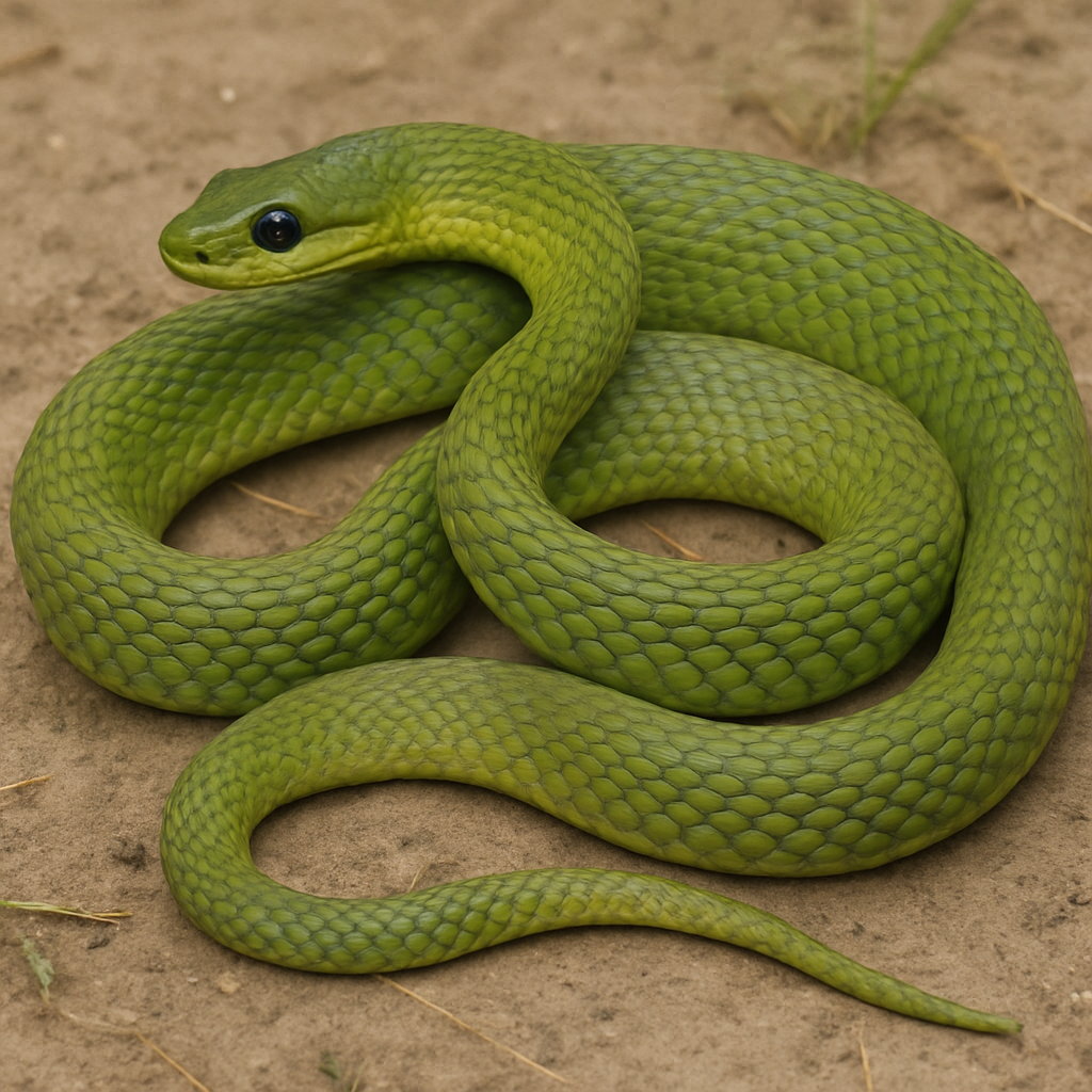 AI-generated representative reference image — adult coiled