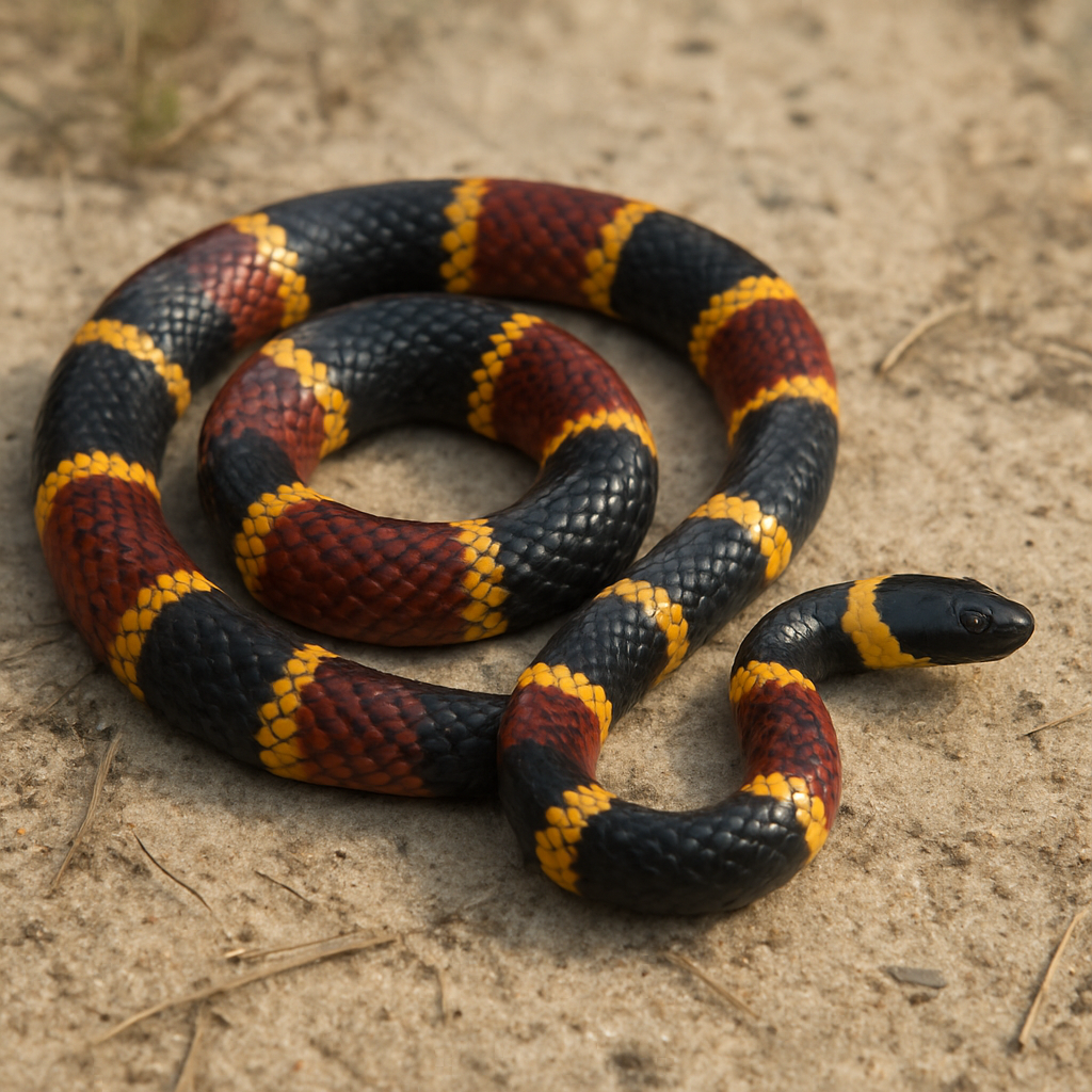 AI-generated representative reference image — adult coiled