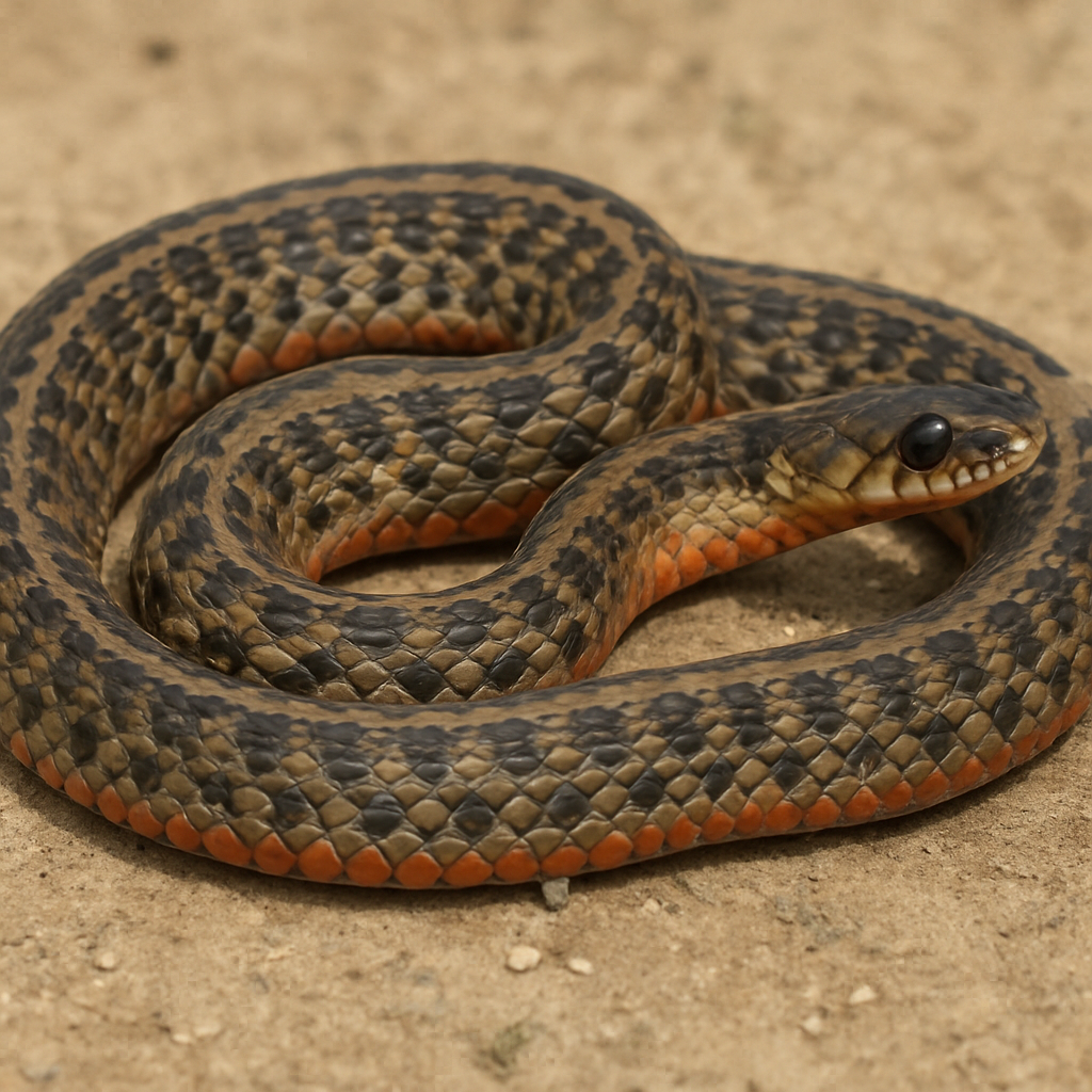 AI-generated representative reference image — adult coiled