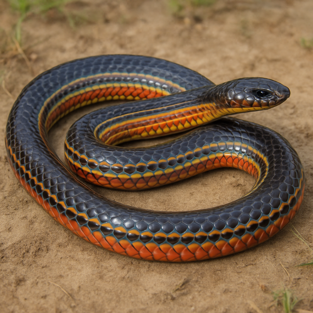 AI-generated representative reference image — adult coiled