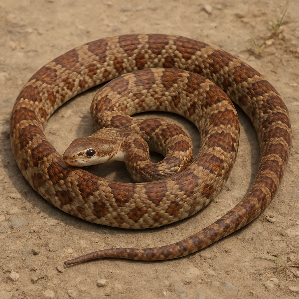 AI-generated representative reference image — adult coiled