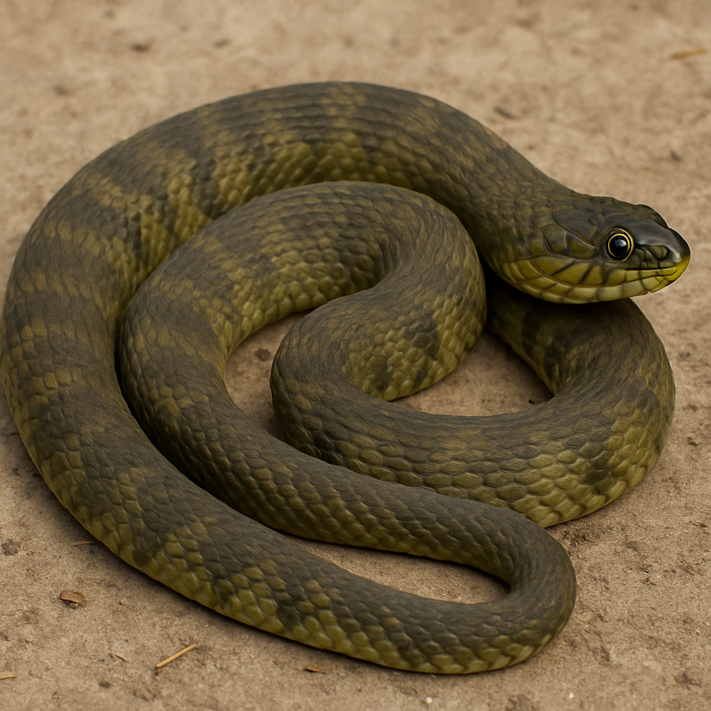 AI-generated representative reference image — adult coiled