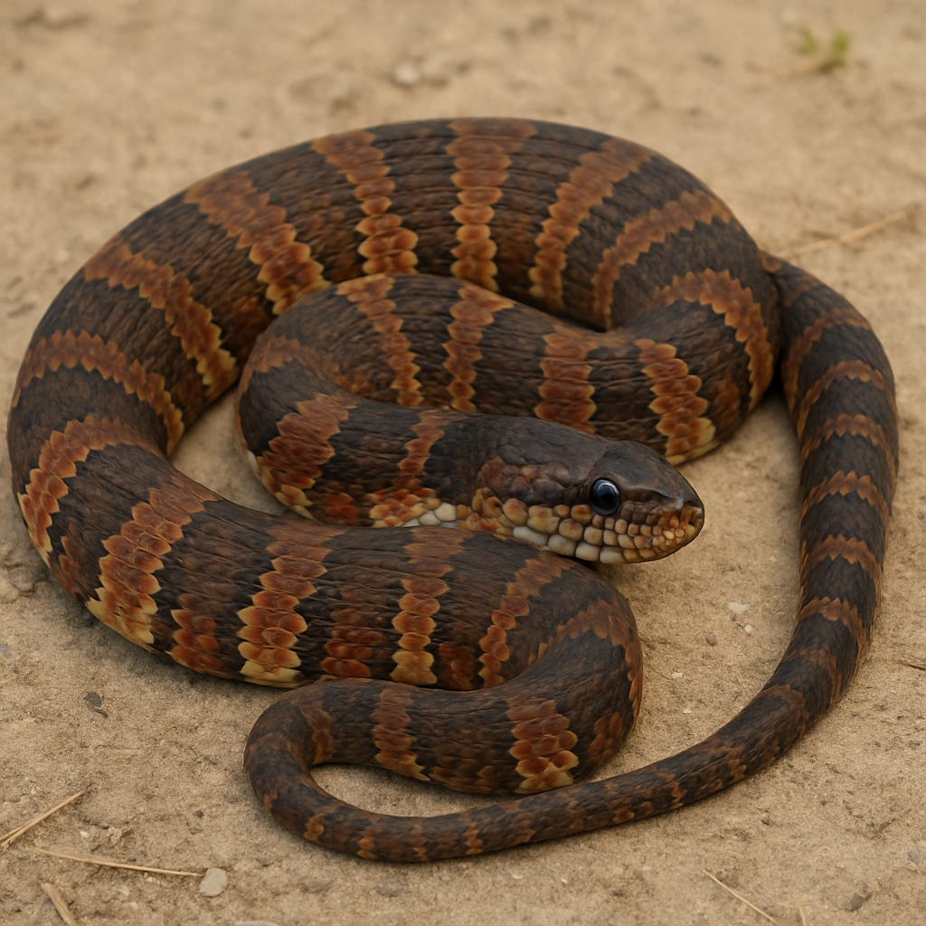 AI-generated representative reference image — adult coiled