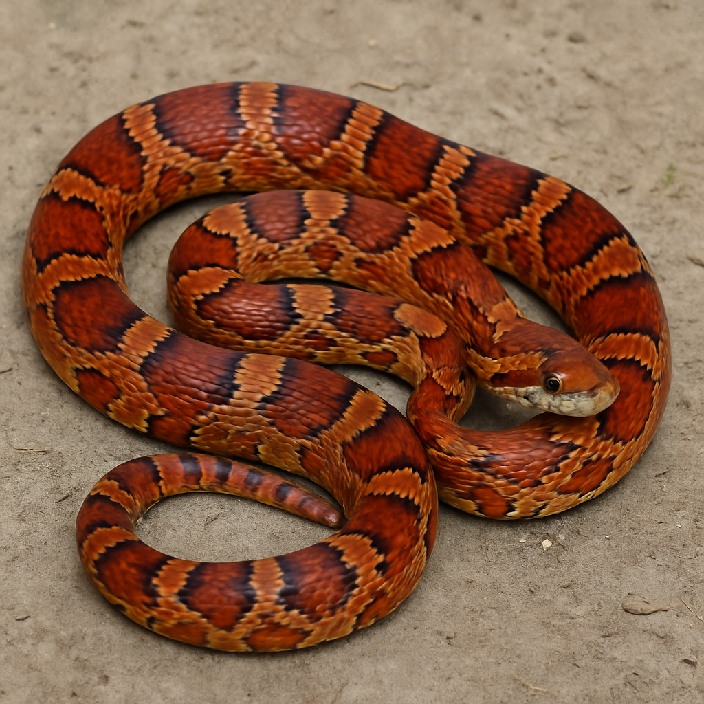 AI-generated representative reference image — adult coiled